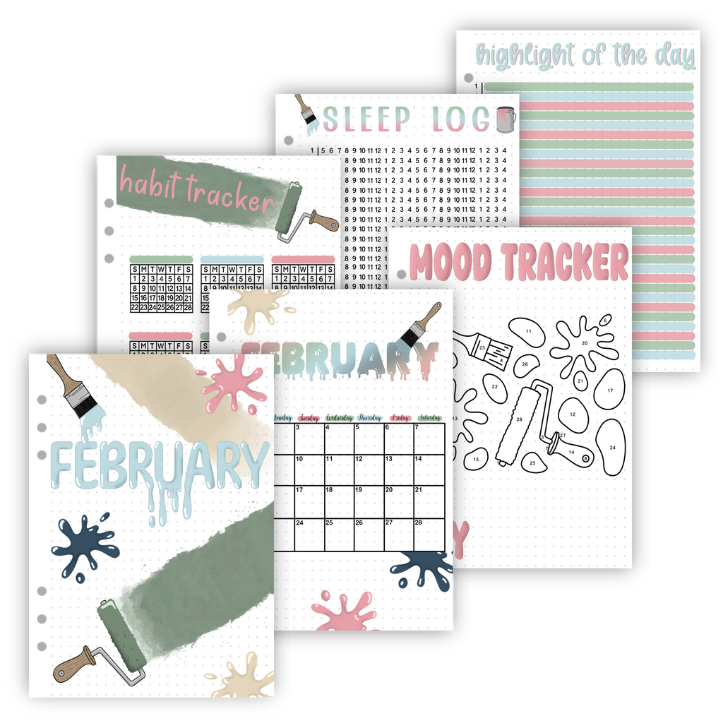 Premade Bullet Journal Spreads | 2026 Full Year