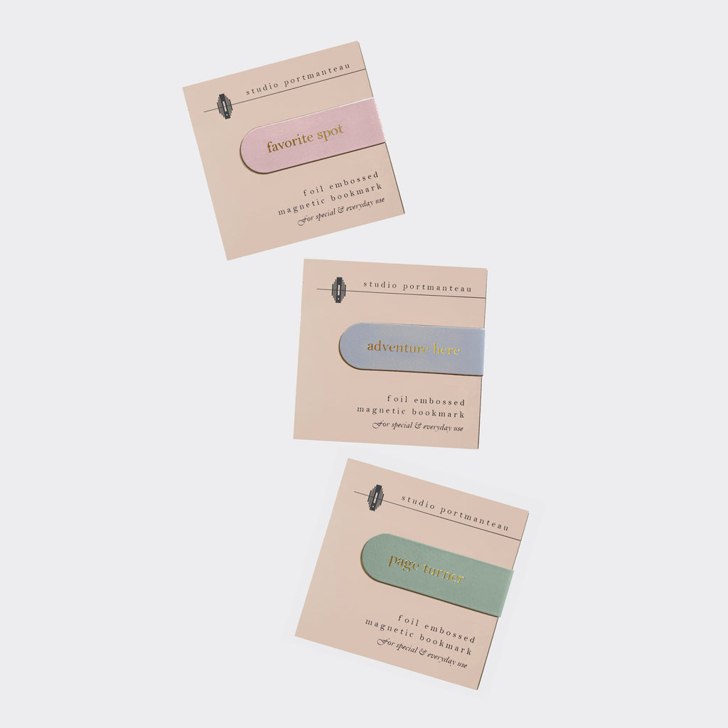 Classic Heart Gold Foil Embossed Magnetic Bookmark