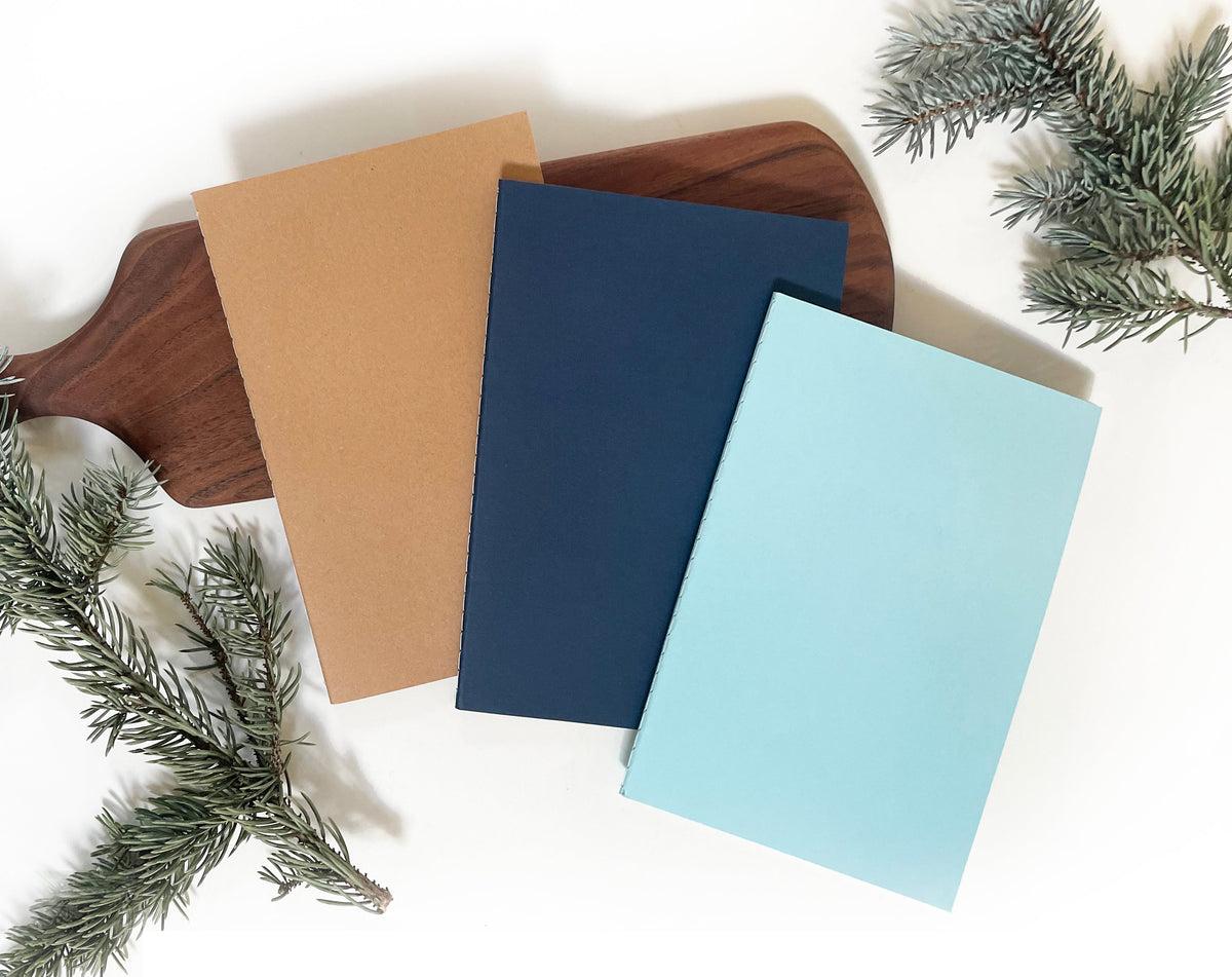 Blank Medium Saddle Stitch Note Book