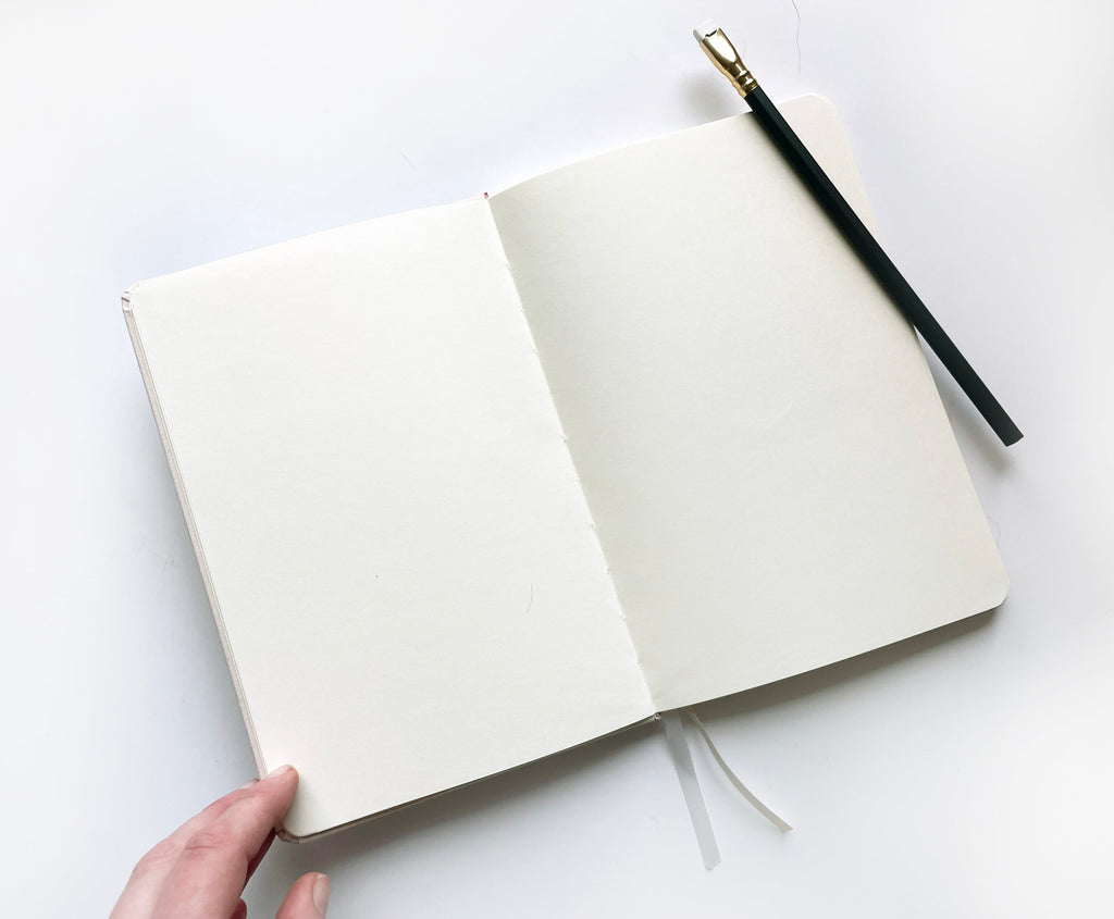 Blank A5 Linen Notebook - Vintage Pastels