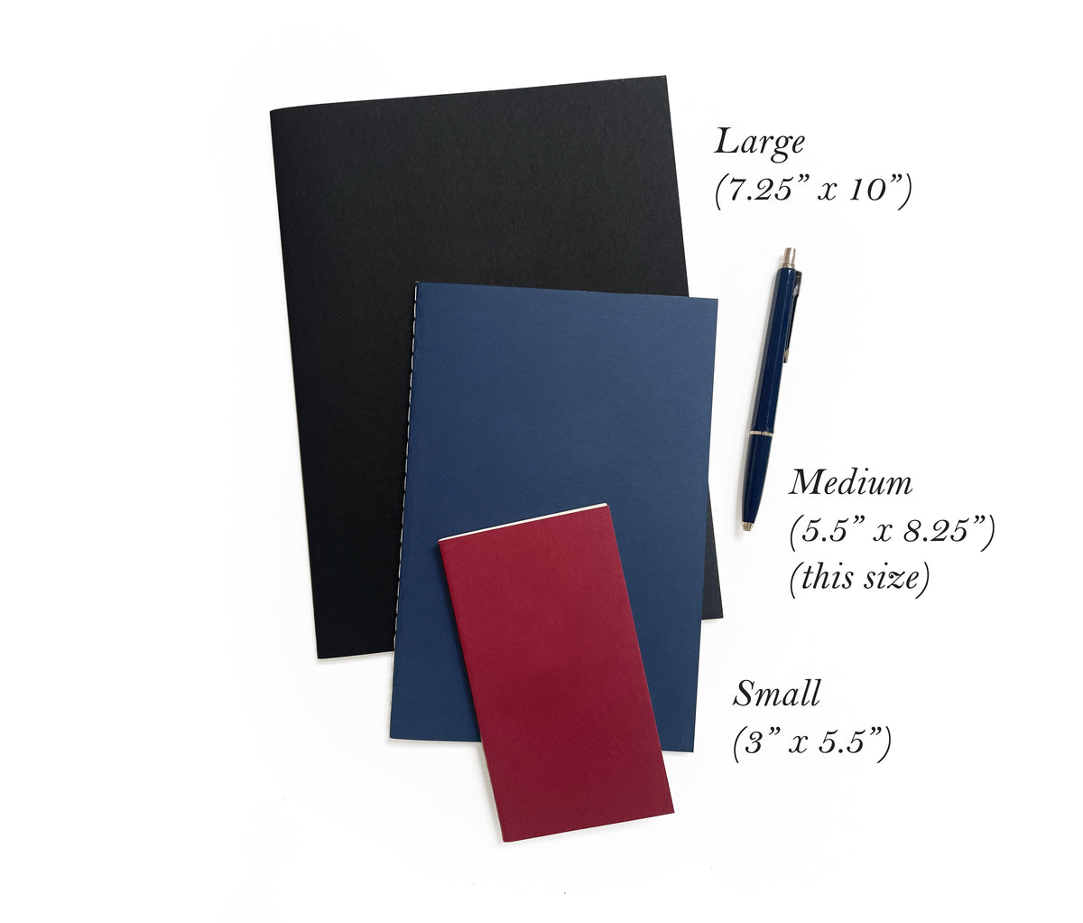 Blank Medium Saddle Stitch Note Book