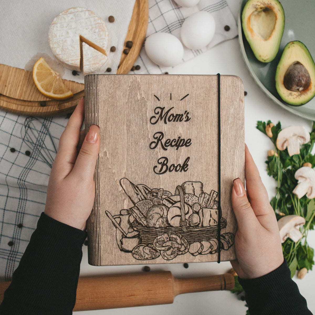Recipe Book Basket